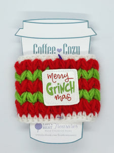 Merry Grinch Mas Coffee Cup Cozy