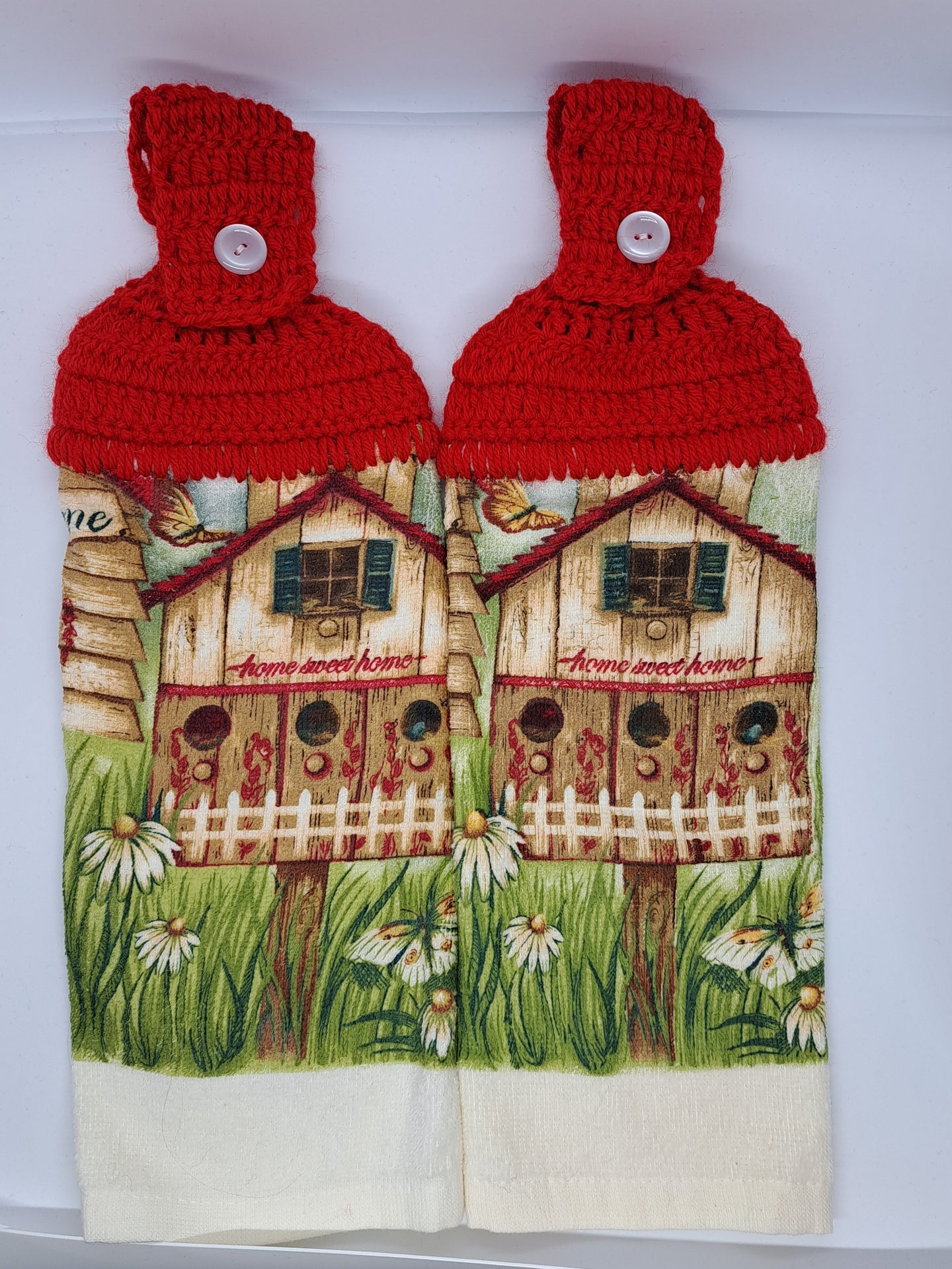 Home Sweet Home Hanging Kitchen Towel Set