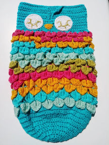 Sleepy Owl Baby Cocoon Swaddle Up to 12 Months