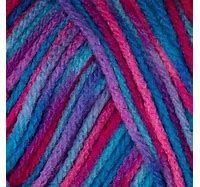 Bonbon Pinks & Blues Variegated Baby Blanket 24"x30"