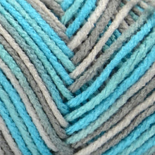 Load image into Gallery viewer, Icelandic Blues &amp; Grays Baby Blanket 24&quot;x29&quot;