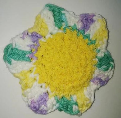 Flower Kitchen Durable Dish  Pot Scrubbies 4