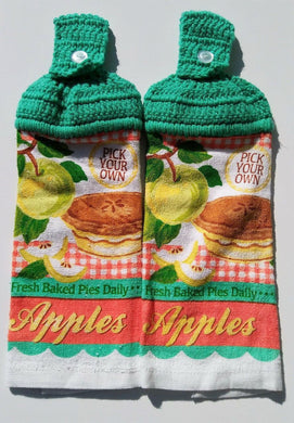 Apple Pie Hanging Kitchen Towel Set