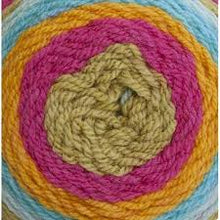 Load image into Gallery viewer, 12 Point Star Baby Blanket Rainbow Sherbet Light Blue Hot Pink Gold
